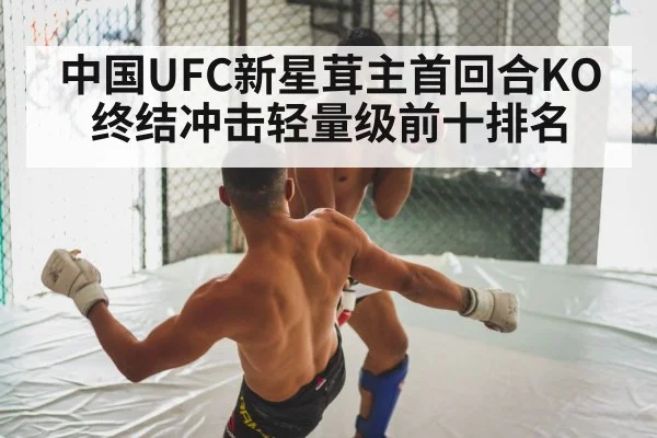 MMA knockout celebration