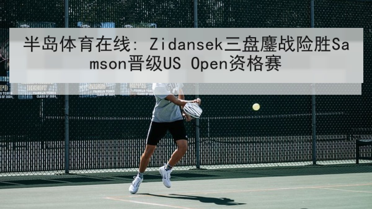 半岛体育在线: Zidansek三盘鏖战险胜Samson晋级US Open资格赛 半岛体育在线: Zidansek三盘鏖战险胜Samson晋级US Open资格赛